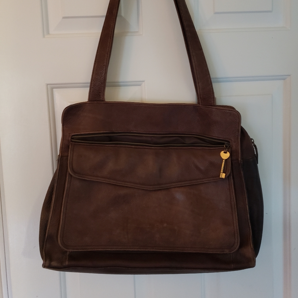 Fossil Genuine Leather Tote